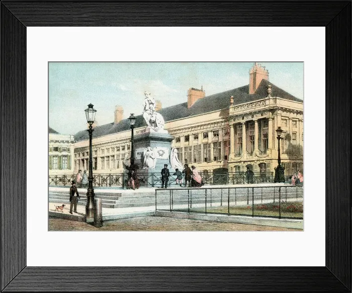 Framed Print : Place de Martyrs, Brussels, Belgium photo by M. Bidoit Framed Print : Place de Martyrs, Brussels, Belgium photo by M. Bidoit