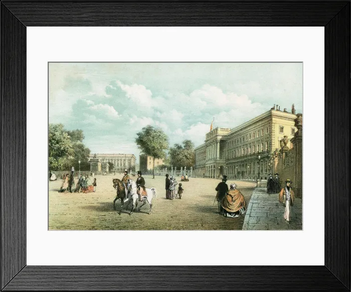 Framed Print : Place des Palais, Brussels, Belgium Framed Print : Place des Palais, Brussels, Belgium