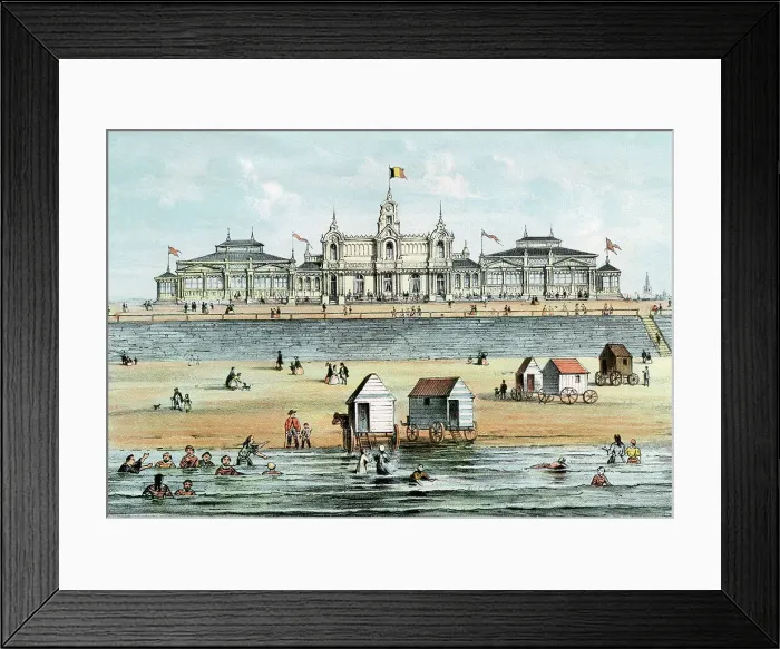 Framed Print : The Kursaal Ostend, Belgium drawn from nature Framed Print : The Kursaal Ostend, Belgium drawn from nature