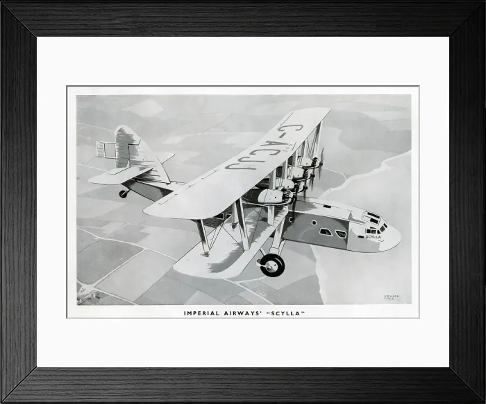 Framed Print : Imperial Airways Scylla passenger aircraft Framed Print : Imperial Airways Scylla passenger aircraft
