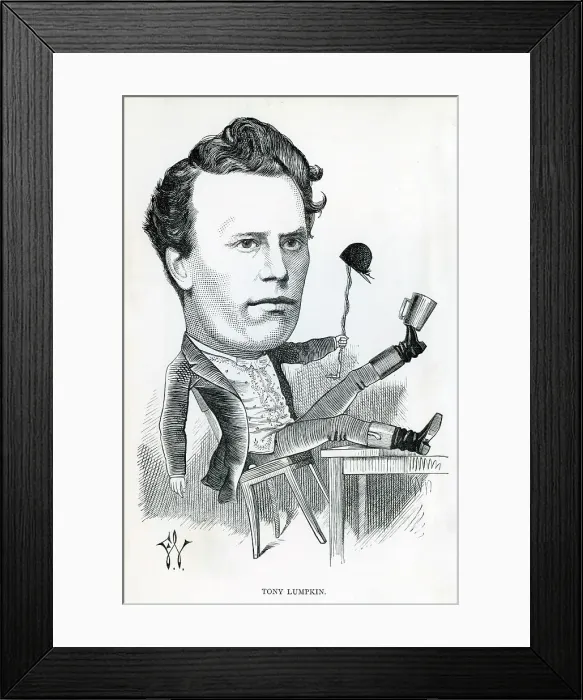 Framed Print : Lionel Brough, actor and comedian - Tony Lumpkin Framed Print : Lionel Brough, actor and comedian - Tony Lumpkin