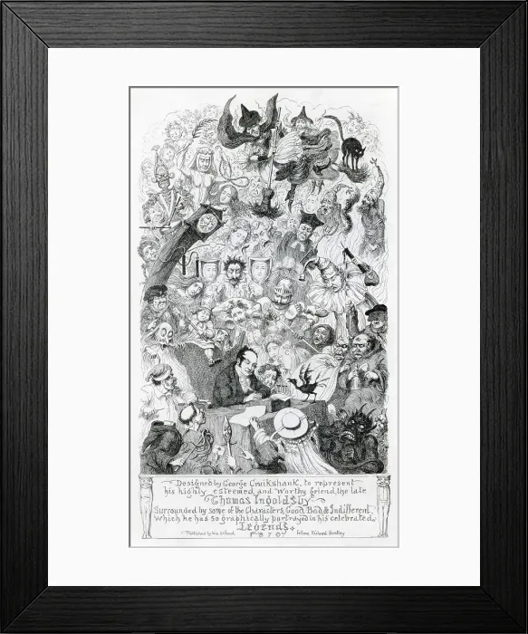 Framed Print : Esteemed friends of Thomas Ingoldsby Framed Print : Esteemed friends of Thomas Ingoldsby