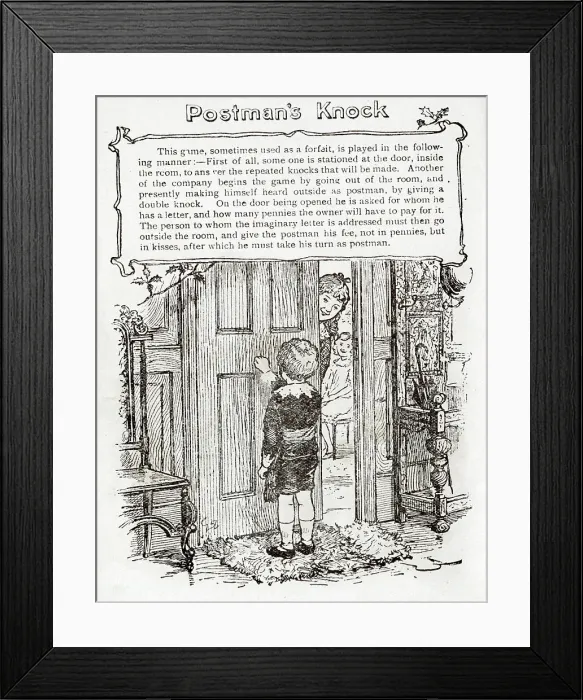 Framed Print : Postman's Knock