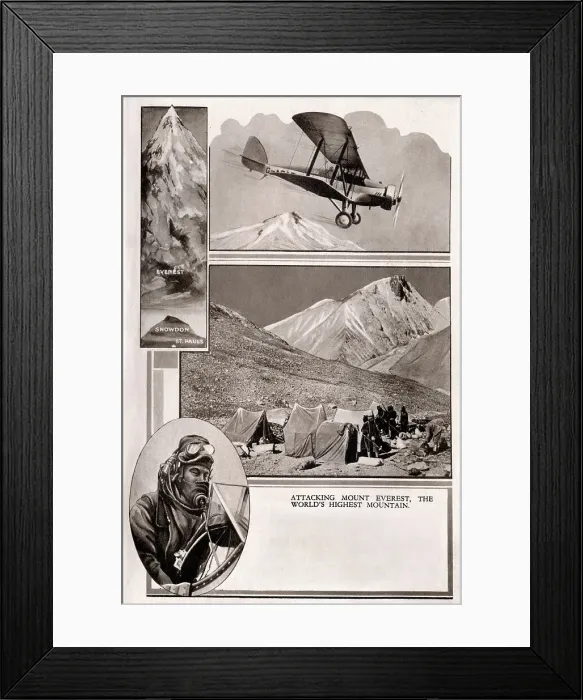 Framed Print : Attempts to reach the summit of Mount Everest Framed Print : Attempts to reach the summit of Mount Everest