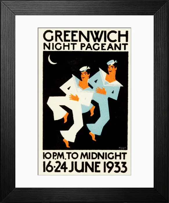 Framed Print : Greenwich Night Pageant June 1933 - Royal Navy Sailors Dance Framed Print : Greenwich Night Pageant June 1933 - Royal Navy Sailors Dance