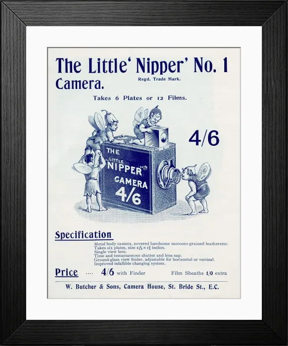 Framed Print : The Little Nipper No. 1 Camera Framed Print : The Little Nipper No. 1 Camera