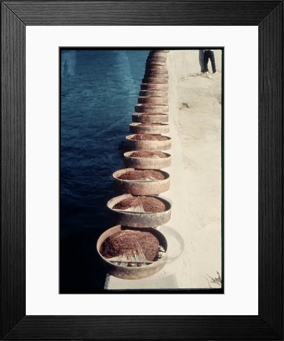 Framed Print : Fishing Nets, Japan Framed Print : Fishing Nets, Japan