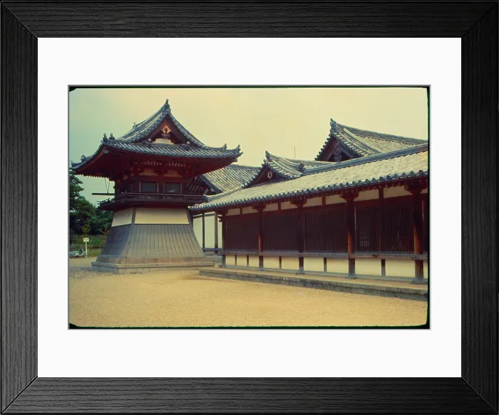 Framed Print : Horyu-Ji Nara, Japan Framed Print : Horyu-Ji Nara, Japan