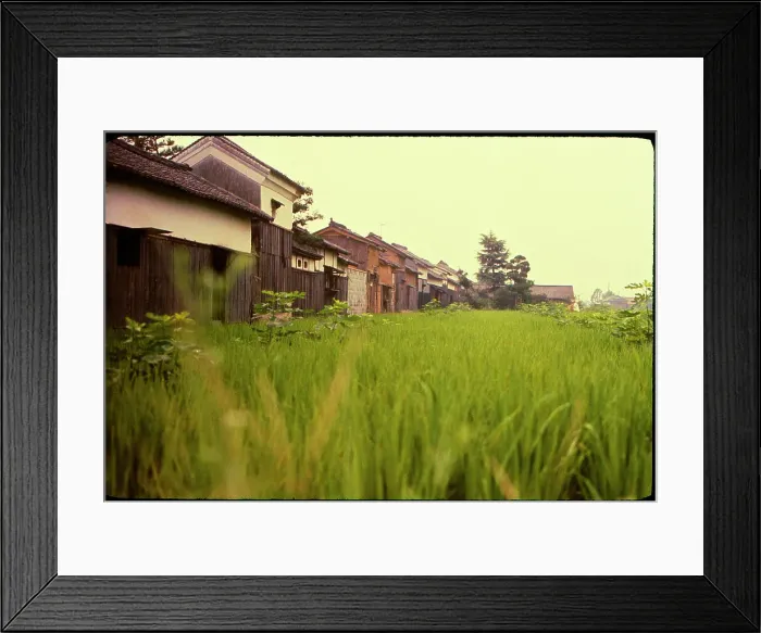 Framed Print : Houses Near Jiko-In Nara, Japan Framed Print : Houses Near Jiko-In Nara, Japan