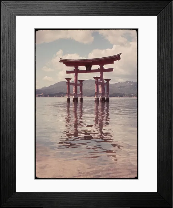 Framed Print : Itsukushima Arch, Japan