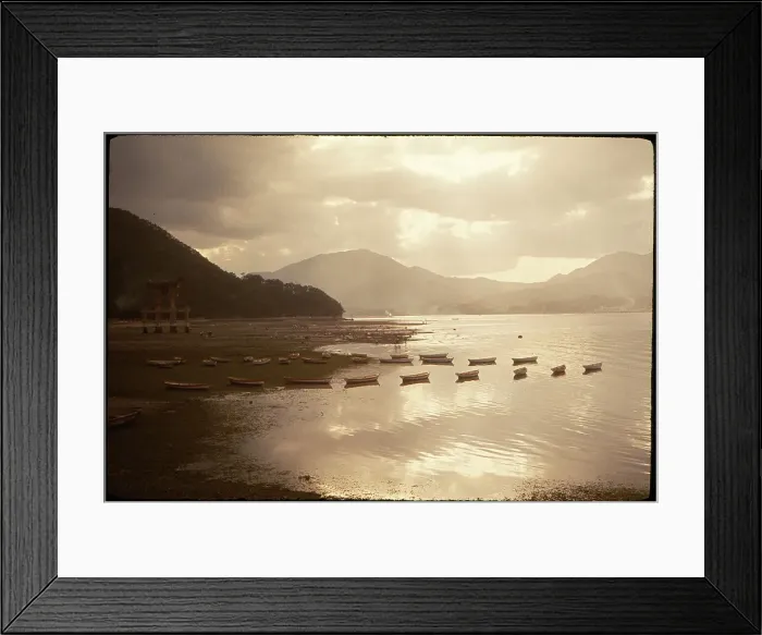 Framed Print : Seascape Itsukishima, Japan Framed Print : Seascape Itsukishima, Japan