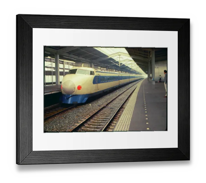 Framed Print : Tokaida Train Station, Japan Framed Print : Tokaida Train Station, Japan