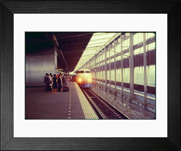 Framed Print : Tokaida Train Station, Japan Framed Print : Tokaida Train Station, Japan
