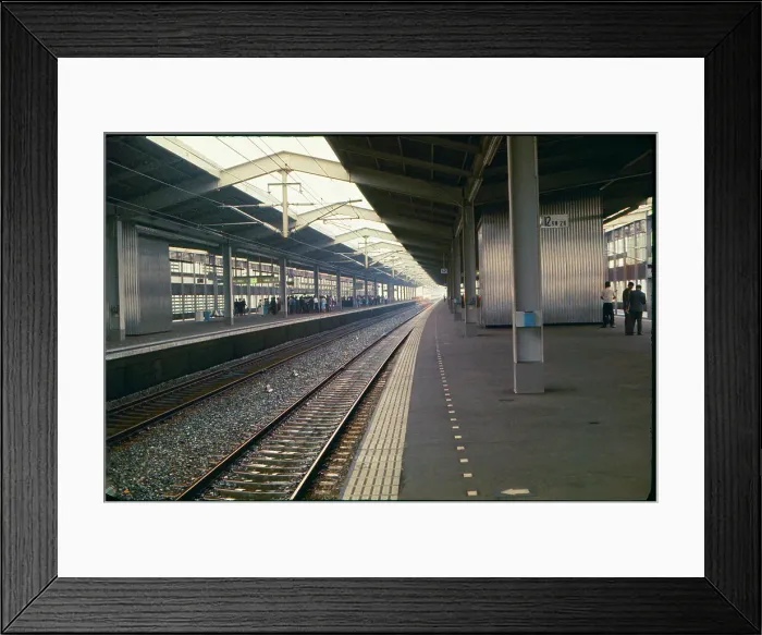 Framed Print : Tokaida Train Station, Japan Framed Print : Tokaida Train Station, Japan