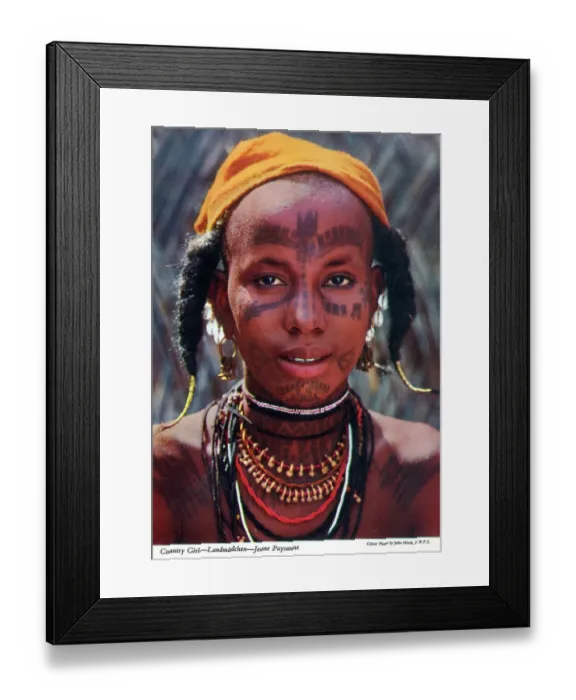 Framed Print : Africa - Country Girl Framed Print : Africa - Country Girl