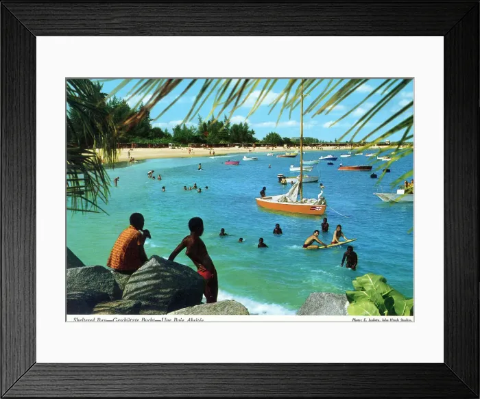 Framed Print : Africa - Sheltered bay on Africa's West coast Framed Print : Africa - Sheltered bay on Africa's West coast