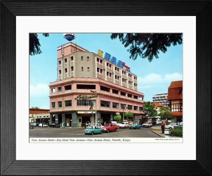 Framed Print : Africa - New Avenue Hotel, Nairobi, Kenya Framed Print : Africa - New Avenue Hotel, Nairobi, Kenya