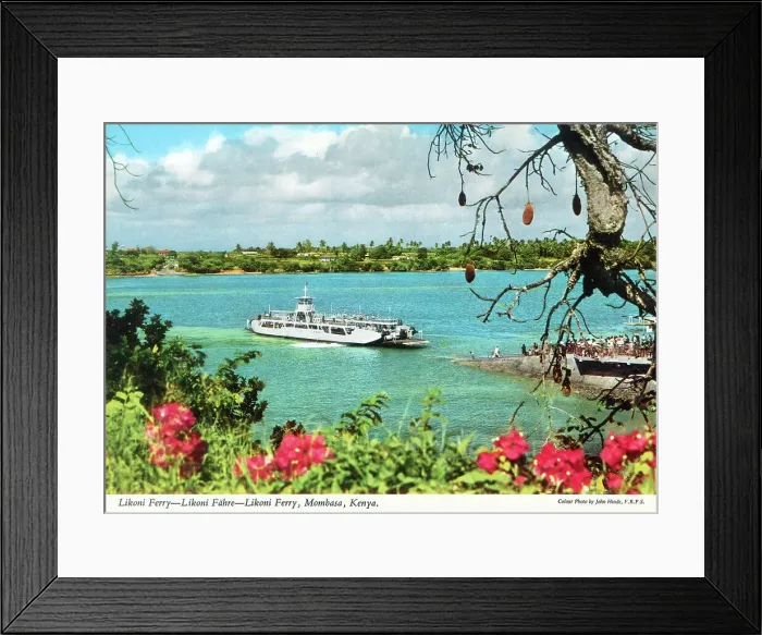 Framed Print : Africa - Likoni Ferry, Mombasa, Kenya Framed Print : Africa - Likoni Ferry, Mombasa, Kenya