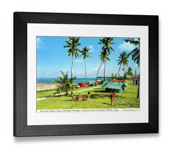 Framed Print : Africa - Silversands Holiday Camp, Malindi, Kenya Framed Print : Africa - Silversands Holiday Camp, Malindi, Kenya