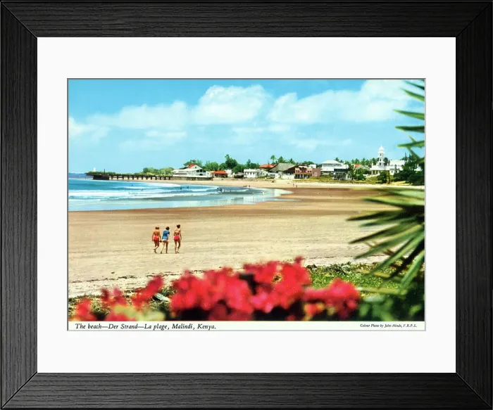 Framed Print : Africa - The Beach, Malindi, Kenya Framed Print : Africa - The Beach, Malindi, Kenya