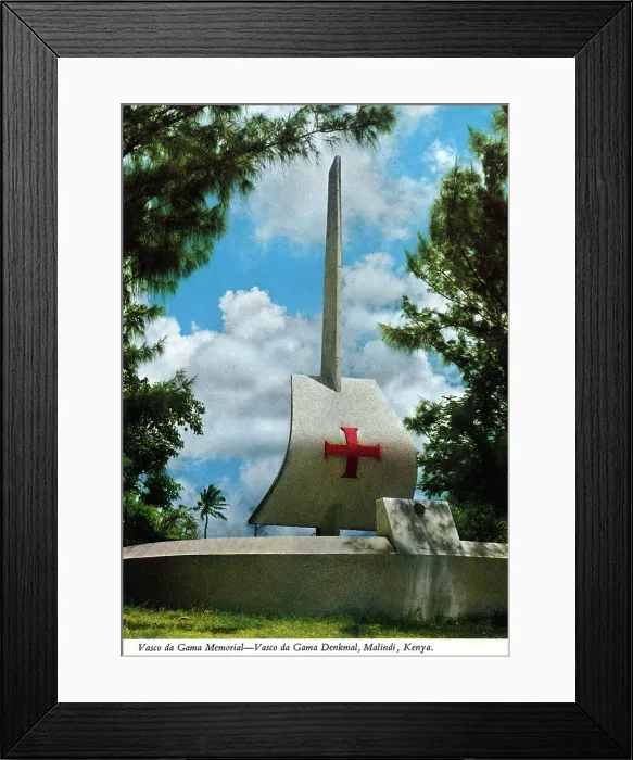 Framed Print : Africa - Vasco da Gama Memorial, Malindi, Kenya Framed Print : Africa - Vasco da Gama Memorial, Malindi, Kenya