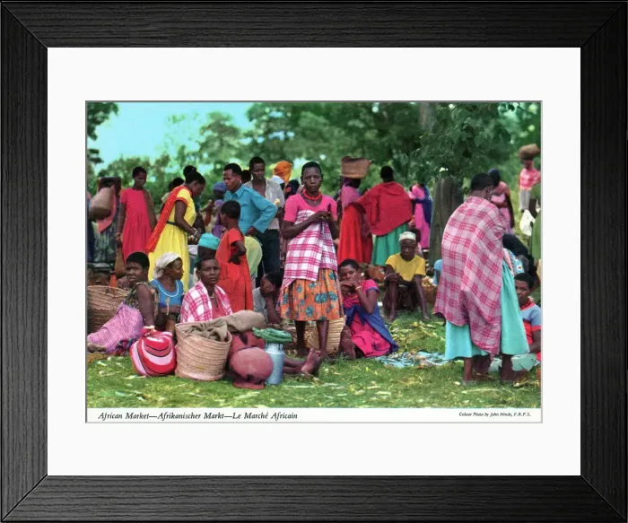 Framed Print : Africa - African Market Framed Print : Africa - African Market