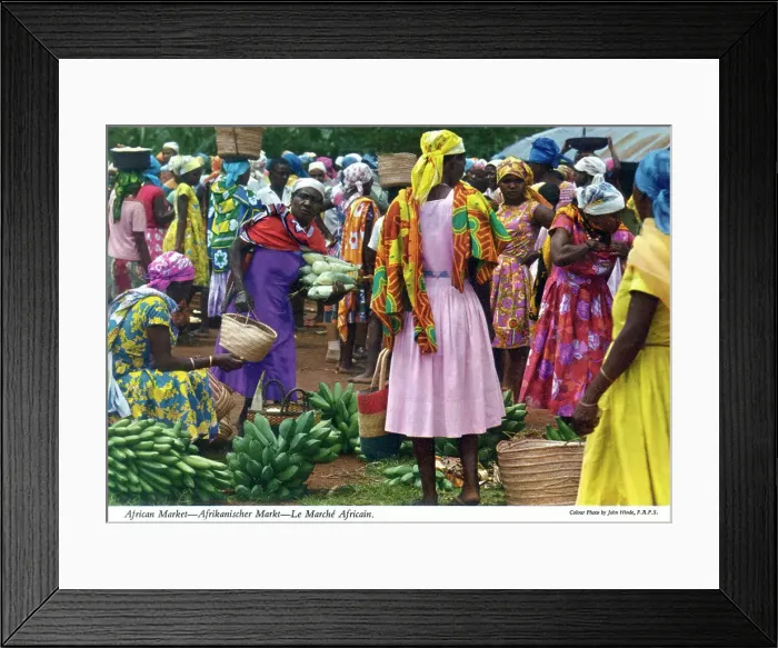 Framed Print : Africa - African Market Framed Print : Africa - African Market