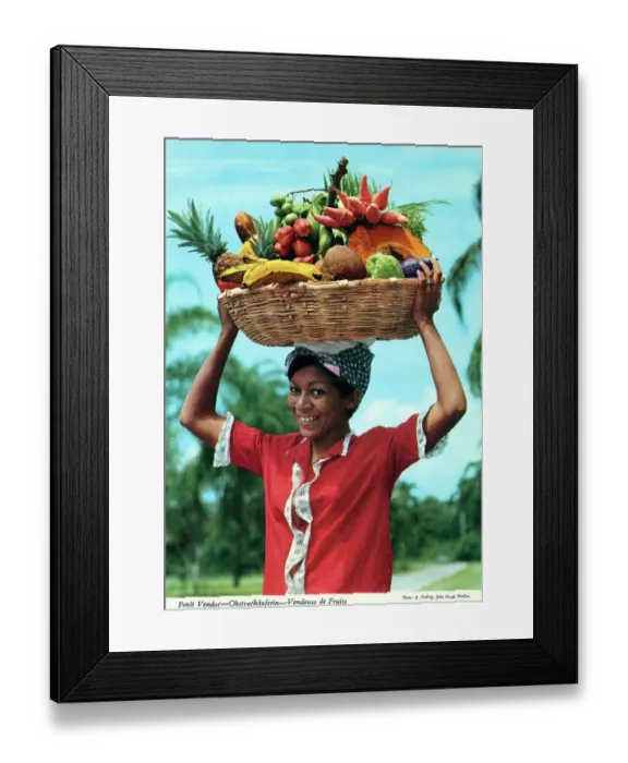 Framed Print : Africa - Fruit Seller Framed Print : Africa - Fruit Seller