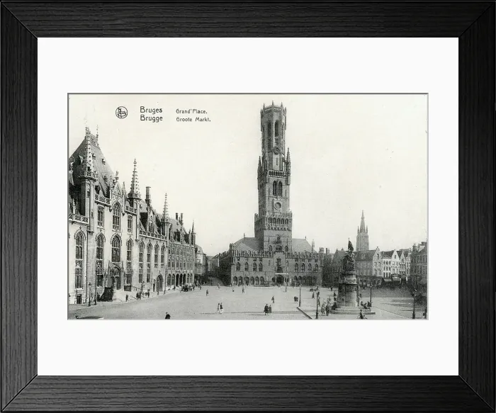 Framed Print : Market Square, Bruges, Belgium Framed Print : Market Square, Bruges, Belgium
