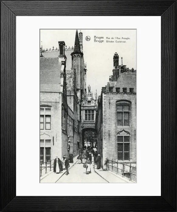 Framed Print : Blinde-Ezelstraat, Bruges, Belgium Framed Print : Blinde-Ezelstraat, Bruges, Belgium