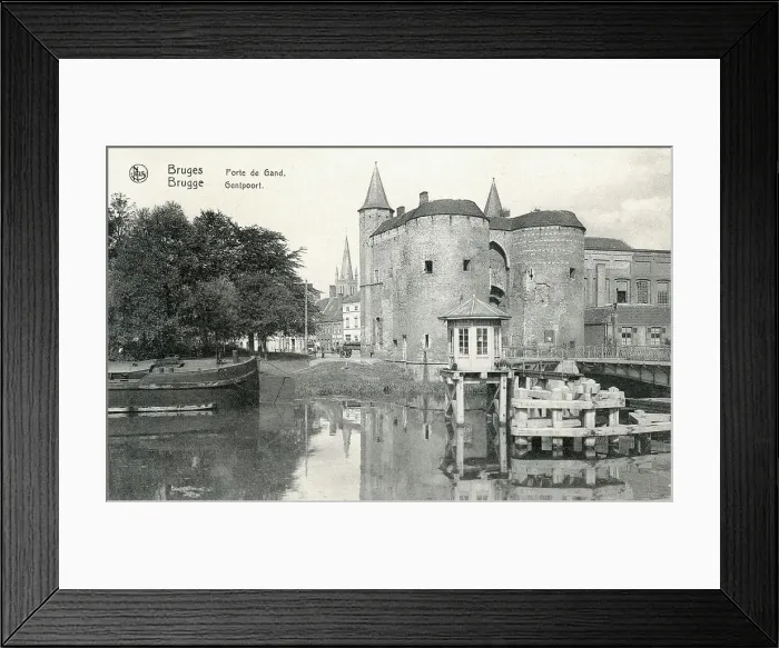 Framed Print : The Ghent Gate, Bruges, Belgium Framed Print : The Ghent Gate, Bruges, Belgium