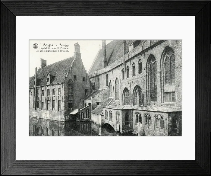 Framed Print : Saint John's Hospital, Bruges, Belgium Framed Print : Saint John's Hospital, Bruges, Belgium