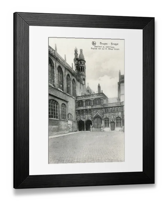 Framed Print : Basilica of the Holy Blood, Bruges, Belgium Framed Print : Basilica of the Holy Blood, Bruges, Belgium