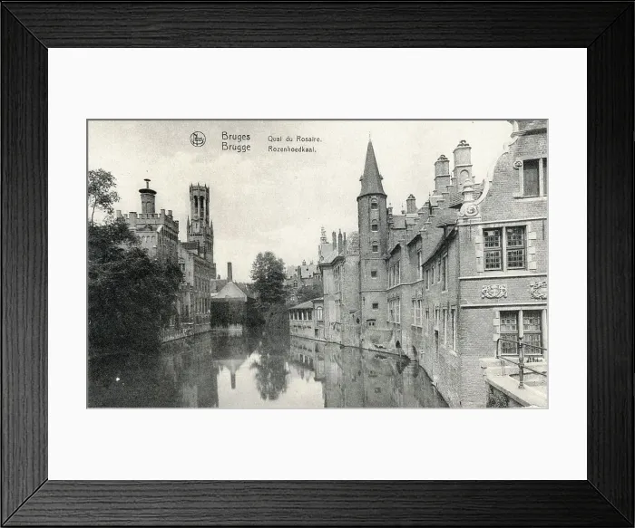 Framed Print : Rozenhoedkaai (Rosary Quay), Bruges, Belgium Framed Print : Rozenhoedkaai (Rosary Quay), Bruges, Belgium