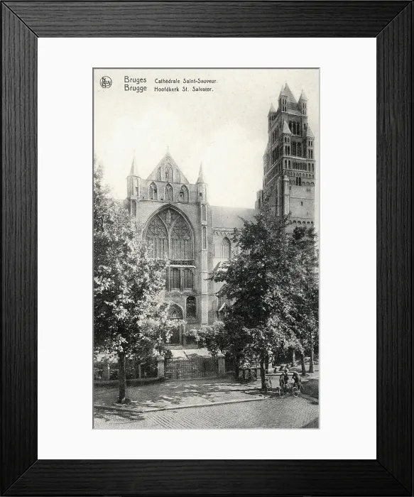 Framed Print : Salvator's Cathedral (Sint-Salvatorskathedraal), Bruges, Bel Framed Print : Salvator's Cathedral (Sint-Salvatorskathedraal), Bruges, Bel