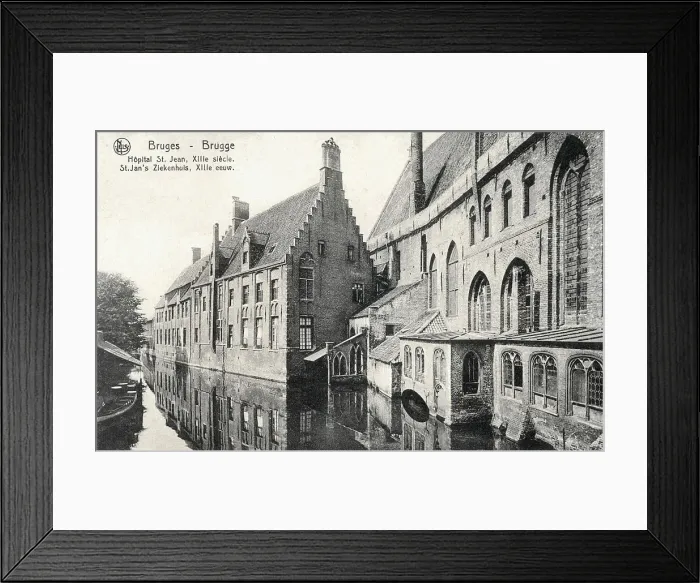 Framed Print : Saint John's Hospital, Bruges, Belgium Framed Print : Saint John's Hospital, Bruges, Belgium