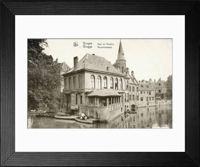 Framed Print : Rozenhoedkaai (Rosary Quay), Bruges, Belgium Framed Print : Rozenhoedkaai (Rosary Quay), Bruges, Belgium