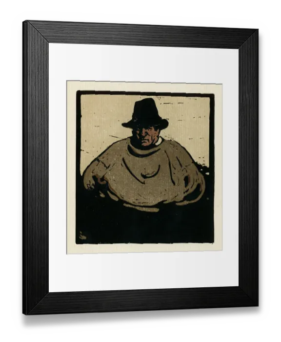 Framed Print : A Fisher, an engraving by William Nicholson Framed Print : A Fisher, an engraving by William Nicholson