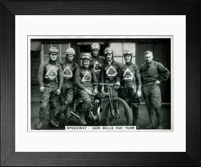 Framed Print : Belle Vue Speedway Team Framed Print : Belle Vue Speedway Team