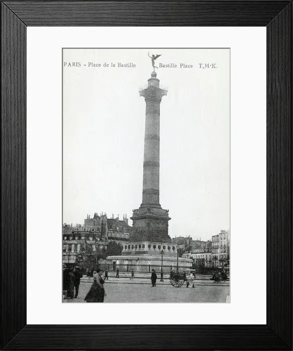Framed Print : Column in Place de la Bastille, Paris, France Framed Print : Column in Place de la Bastille, Paris, France