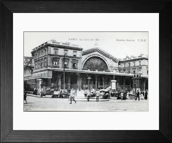 Framed Print : Gare de L'Est, Paris, France Framed Print : Gare de L'Est, Paris, France