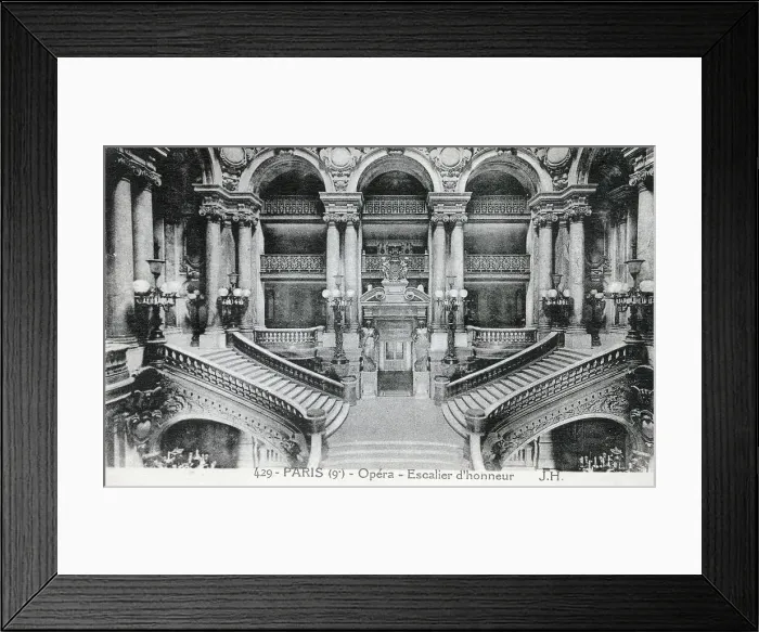 Framed Print : Grand Escalier d'honneur - Paris Opera House - Paris, France Framed Print : Grand Escalier d'honneur - Paris Opera House - Paris, France
