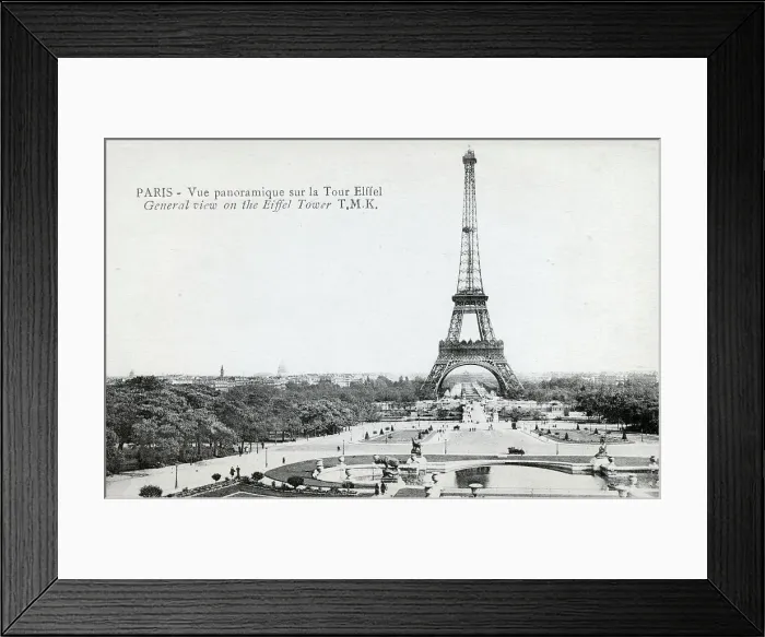 Framed Print : Panoramic view including the Eiffel Tower, Paris, France Framed Print : Panoramic view including the Eiffel Tower, Paris, France