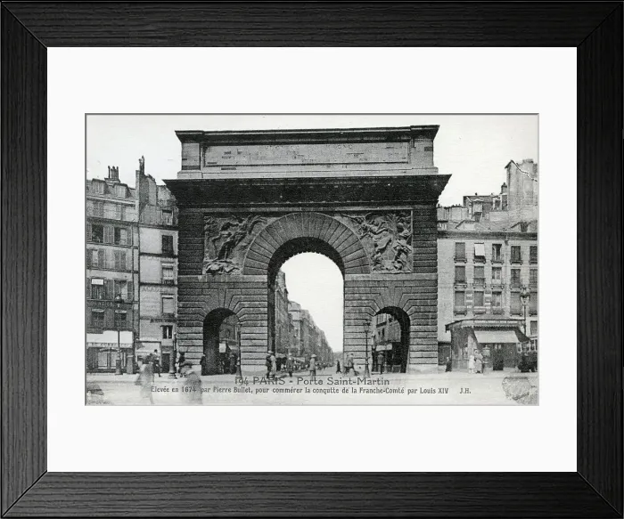 Framed Print : Porte Saint-Martin, Paris France Framed Print : Porte Saint-Martin, Paris France