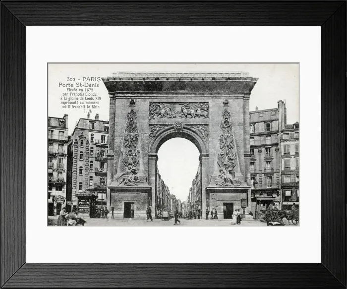 Framed Print : Porte Saint-Denis, Paris France Framed Print : Porte Saint-Denis, Paris France