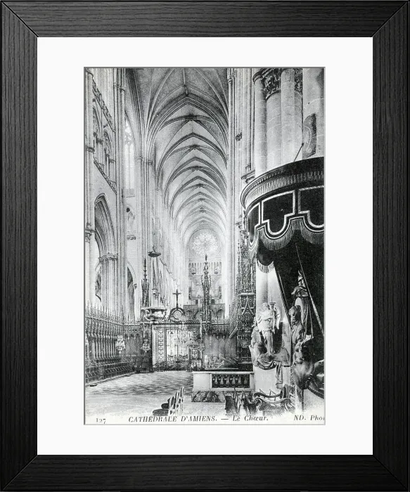 Framed Print : The Cathedral Basilica of Our Lady of Amiens Framed Print : The Cathedral Basilica of Our Lady of Amiens