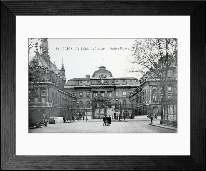 Framed Print : The Palace of Justice, Paris, France Framed Print : The Palace of Justice, Paris, France