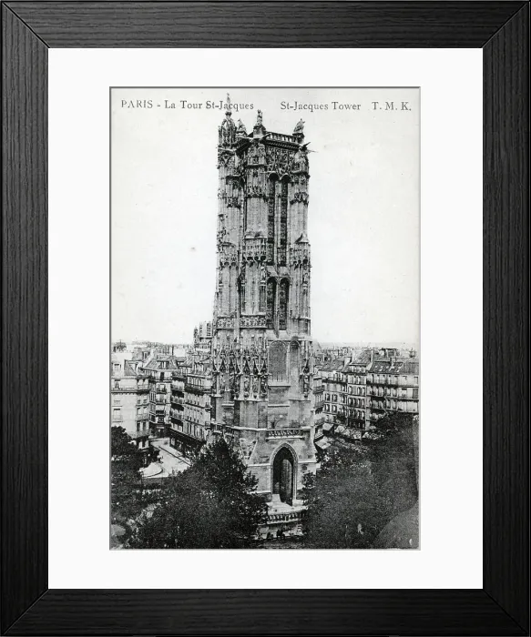 Framed Print : Tour Saint-Jacques (St James's Tower), Paris, France Framed Print : Tour Saint-Jacques (St James's Tower), Paris, France