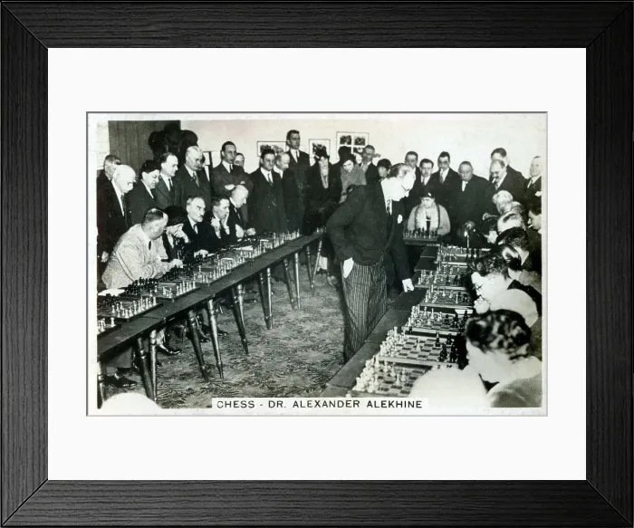 Framed Print : Dr Alexander Alekhine, Champion Chess Player Framed Print : Dr Alexander Alekhine, Champion Chess Player
