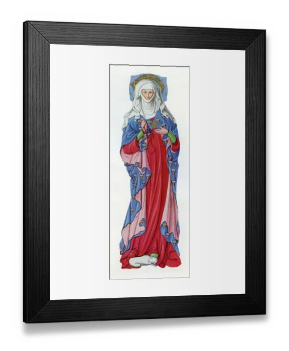 Framed Print : Matilda Lady Foxley in Bray Church, Berkshire Framed Print : Matilda Lady Foxley in Bray Church, Berkshire